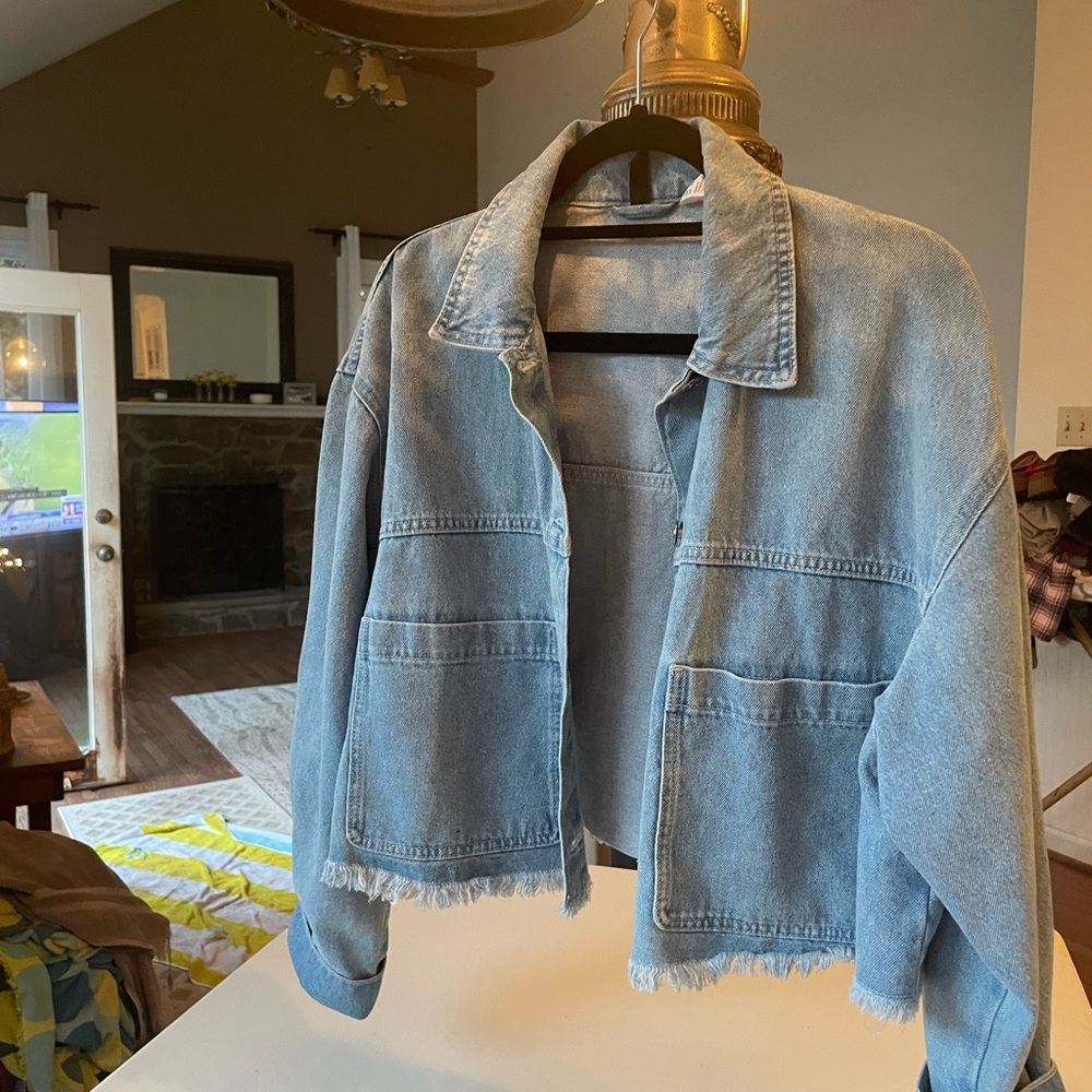 Cropped Jean Jacket